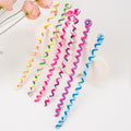 CN 6Pcs Rainbow Weaving Hairbands DIY Twist Braid Curly Headband Braiding Children Accessories