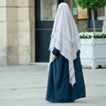 Ramadan Eid Muslim Long Hijab Headcarf Women 3 Layers Long Khimar Jilbab Jubha Islamic Clothing Hijabs Musulman Prayer Garment