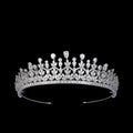 Dainty Water Drop Cubic Zircon Bridal Wedding Tiara Classic New Arrivals Design Hair Accessories Anniversary Women Crown BC7036