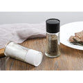 75ml Eco-Friendly Italian Mini Salt and Pepper Empty Spice Shaker Glass Bottle with Plastic Lid Custom Logo