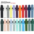 20mm 22mm Silicone Band for Samsung Galaxy Watch 3 42mm 46mm Active 2 Gear S2 Strap Bracelet for Huawei GT 2/2e/Pro Amazfit Bip