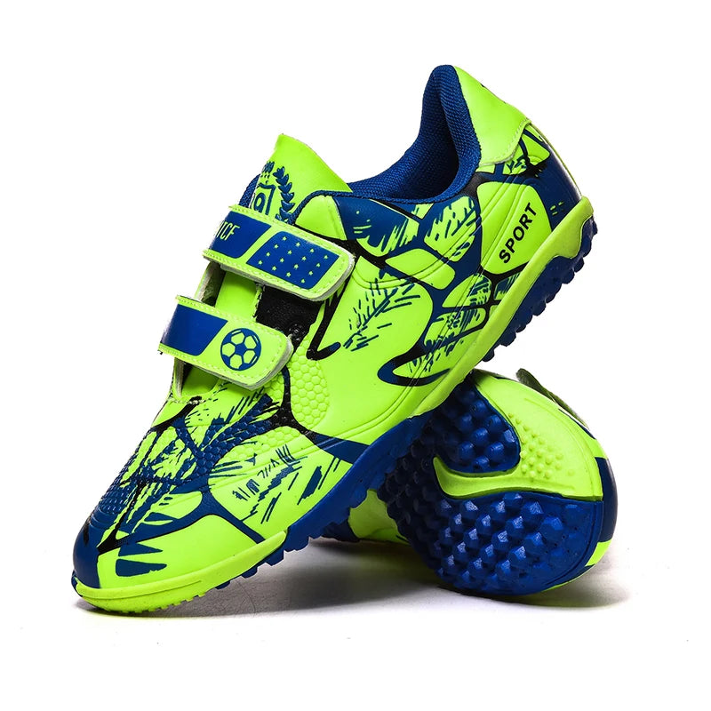 Boys Girls Turf Soccer & Football Cleats Fashion Kids Sports Training Shoes Anti-Skid Feature for Autumn Winter Sports Training