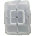 OWNSWING Snack Box Container with Lid Snack Tray Box Microwave and Dishwasher Safe Container Food Storage Organizer for Fruit