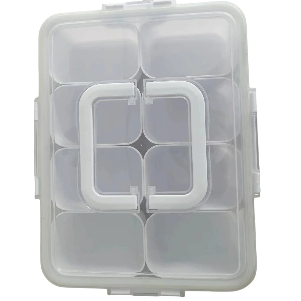 OWNSWING Snack Box Container with Lid Snack Tray Box Microwave and Dishwasher Safe Container Food Storage Organizer for Fruit