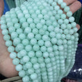 New Style  Natural Round Gemstone Loose Beads 4-14mm Chalcedony Beads High Quality Semi-precious Stone Round Beads