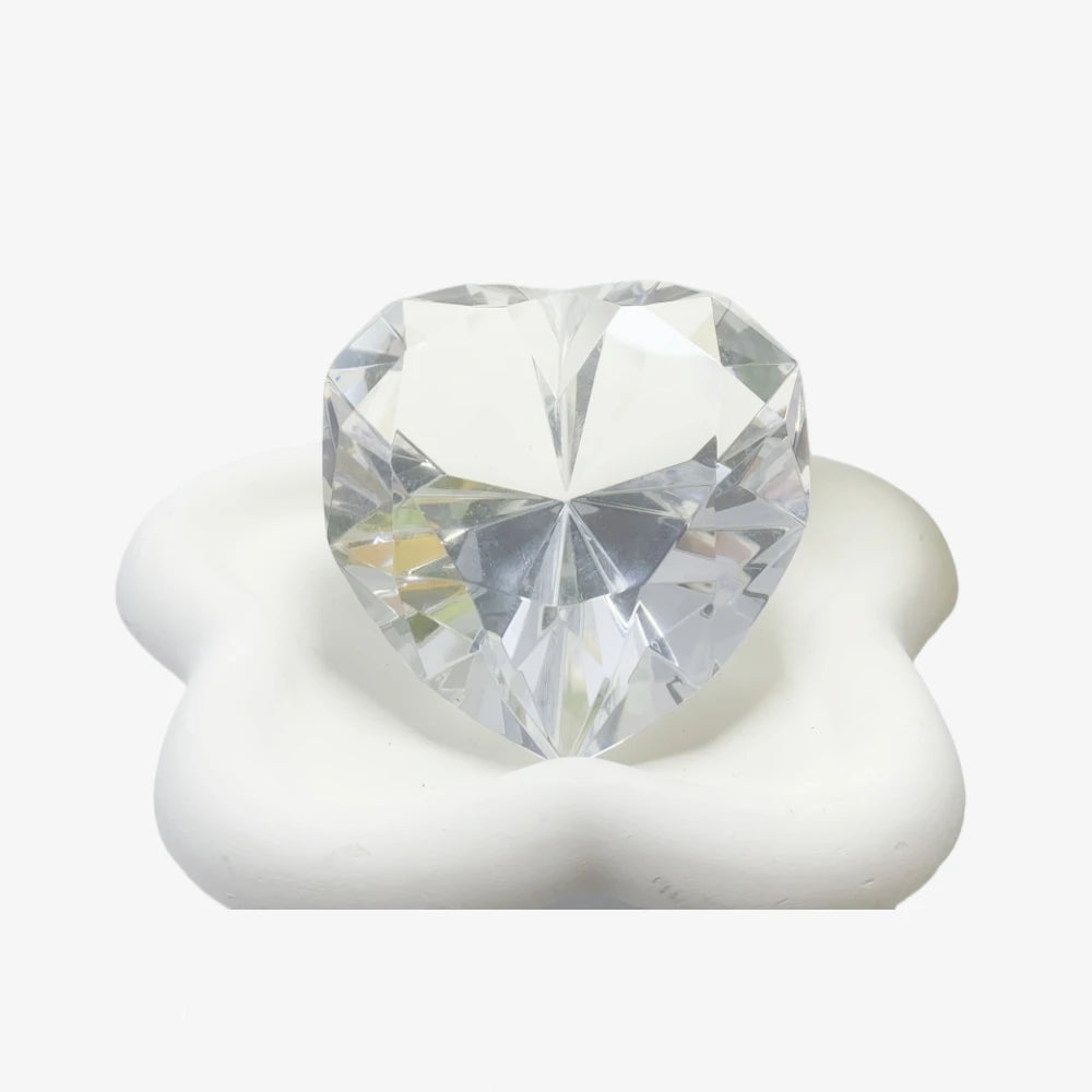 Factory Supply Crystal Glass Diamond Gifts Crystal Diamond Paperweight Wedding Decorations Centerpieces Home Decor Gift