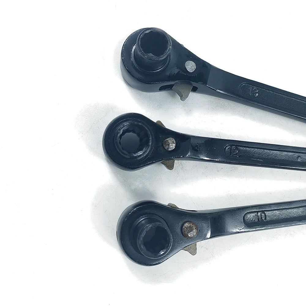 IMPA611026 Industrial Grade Alloy Steel Single Head Ratchet 12 Point Metric Wrench for Marine Hand Tools