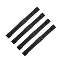 AliLeader Wholesale Custom Logo Black Beige Polyester Webbing Adjustable Wig Elastic Band with Metal Buckle for Wigs Making