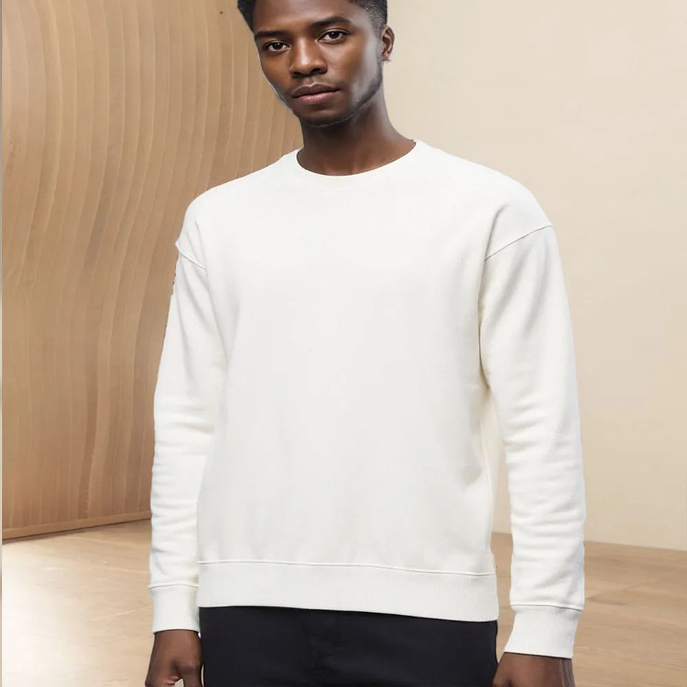 Customizable 240G Sweatshirt Breathable Knitted Hood for Outdoor Sports Spring/Summer Thin Crew Neck Casual Breathable Front
