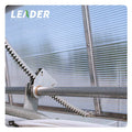 Agriculture Tunnel Greenhouse Window Side Ventilation System Galvanized Rack and Pinion