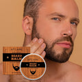 Luxury Vegan Organic Herbal Beard Balm Fragrance-Free Moisturizing Nourishing Smooth Beard Hair Care & Shea Butter Sandalwood
