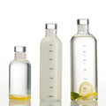 Wholesale Selling Gym & Outdoor Festivals Sport Mineral Water Bottles Glass Bottle Water with Time Marker