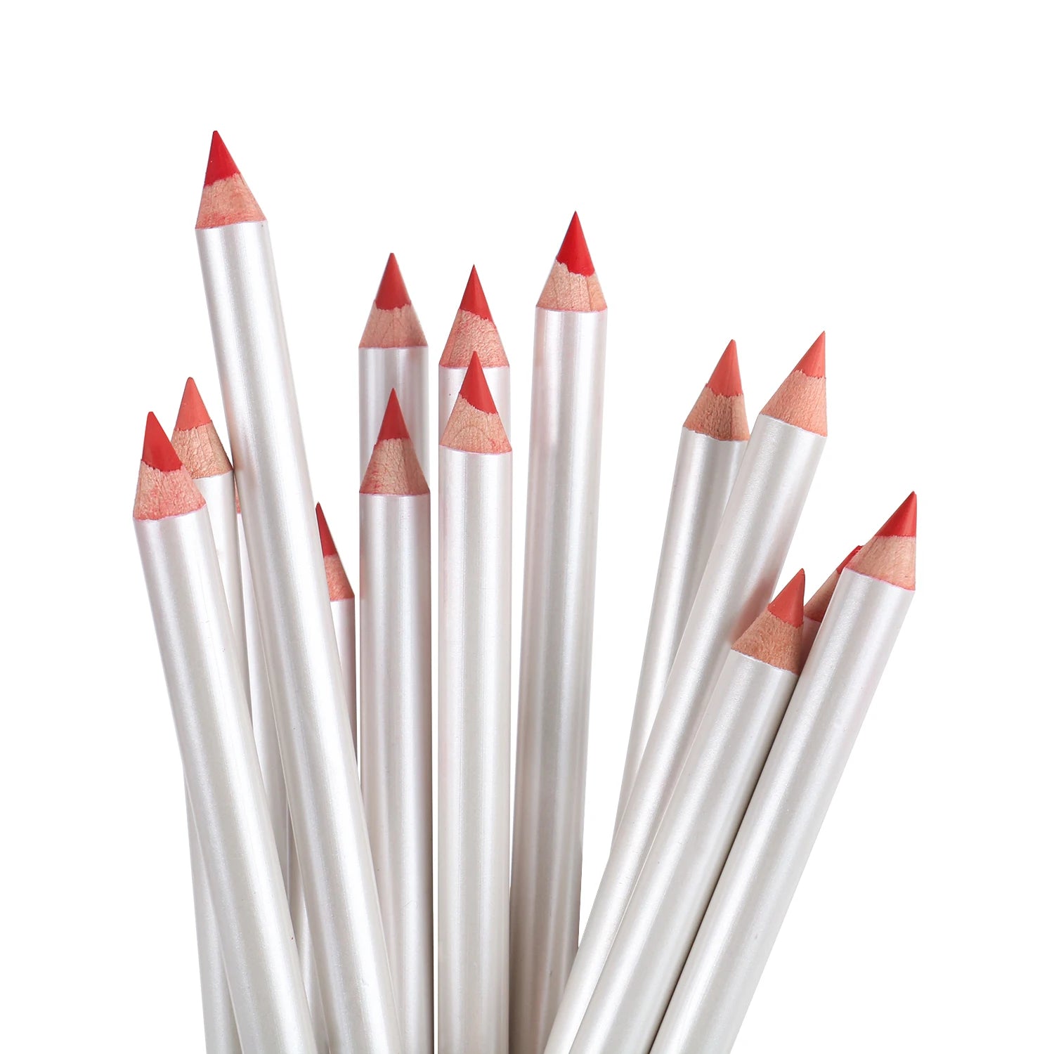 Pink and Red Colors Lip Liner Pencils Private Label High Pigmented Waterproof Wholesale Lip Pencils