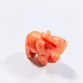Diy Trends Natural Red Aventurine Animal Sculpture Elephant