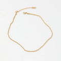Joolim Jewelry Wholesale 18k PVD  Gold Plated Rope Chain Stainless Steel Choker Necklaces