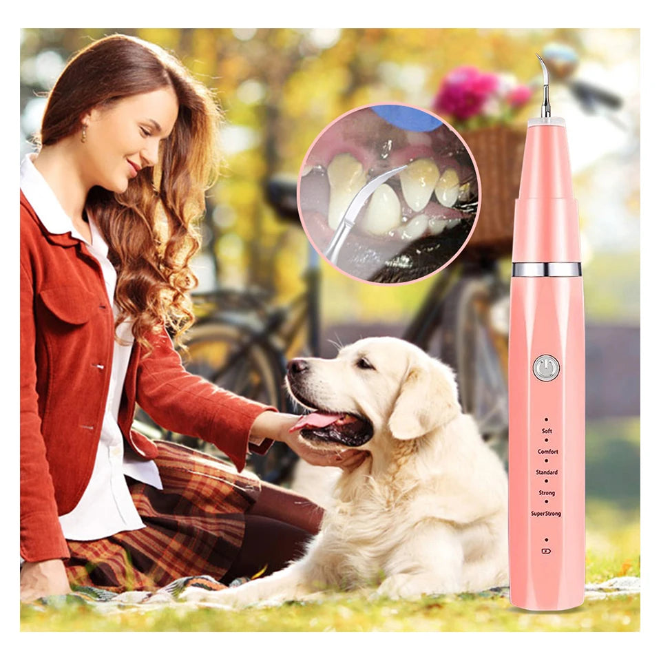 Factory Direct Sale Dog Teeth Cleaner Dog Teeth Cleaning Kit Ultrasonic Plaque Remover for Dog