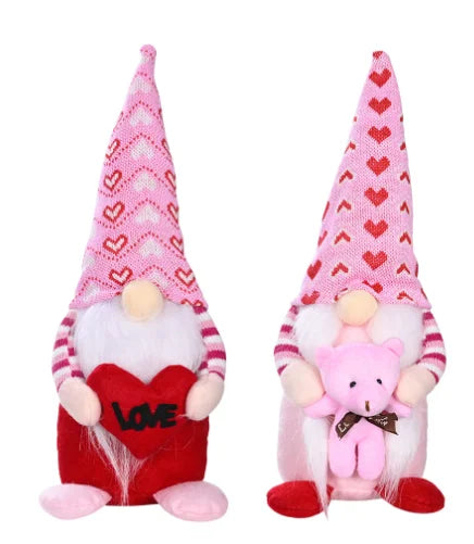 New Valentines Day gift pink Rudolph love doll decoration couple doll decoration children gift