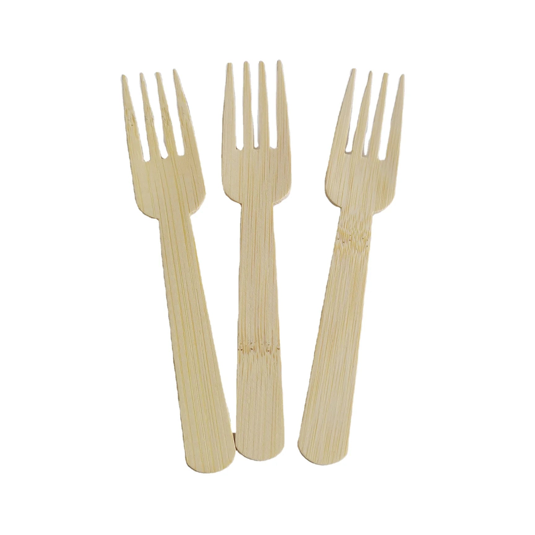 Factory Price 17/14cm Disposable Bamboo  Fork