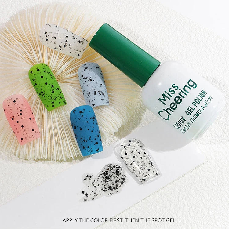 Misscheering 12ml Quail Egg Nail Gel Polish Eggshell Gel Nail Art  Polish Gel for Manicure
