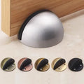 Stainless Steel Rubber Magnetic Door Stopper Non Punching Sticker Hidden Door Holders Floor Mounted Nail-free Door Stops