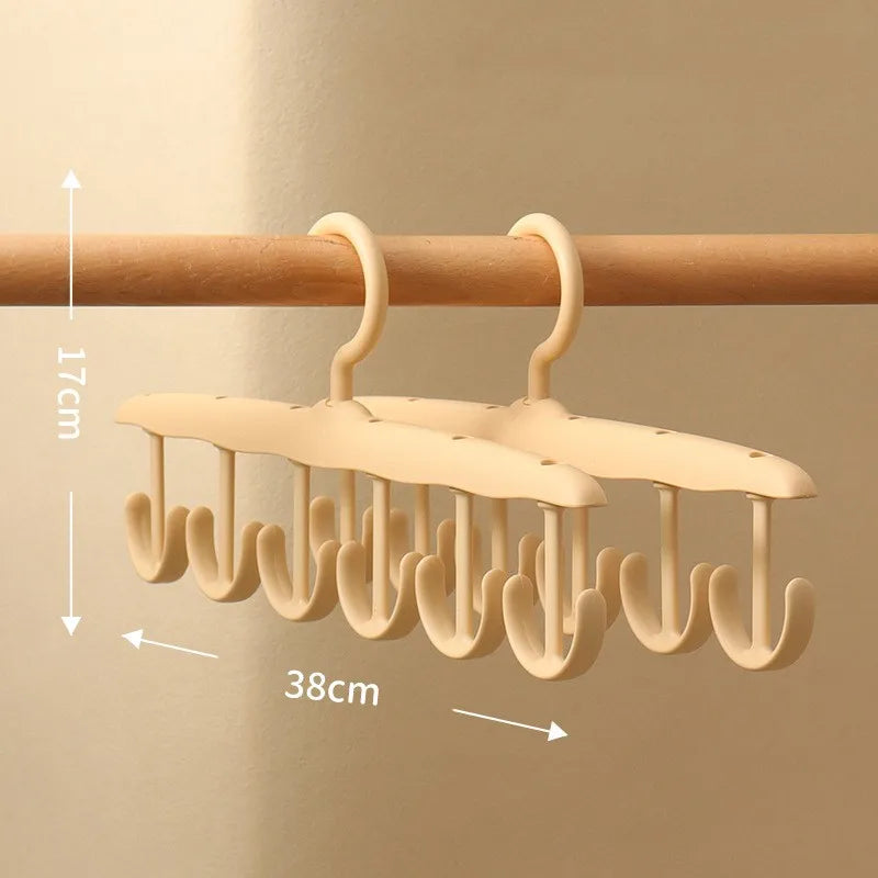 Lavinia Custom Multifunctional Wholesale Hat Underwear Tie Bag Organizer Hooks No slip Plastic Hangers