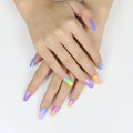 Huizi Hot Sale Gel Nail Decoration Waterproof Nail Wraps Non-toxic Semi-cured Nail Polish Sticker