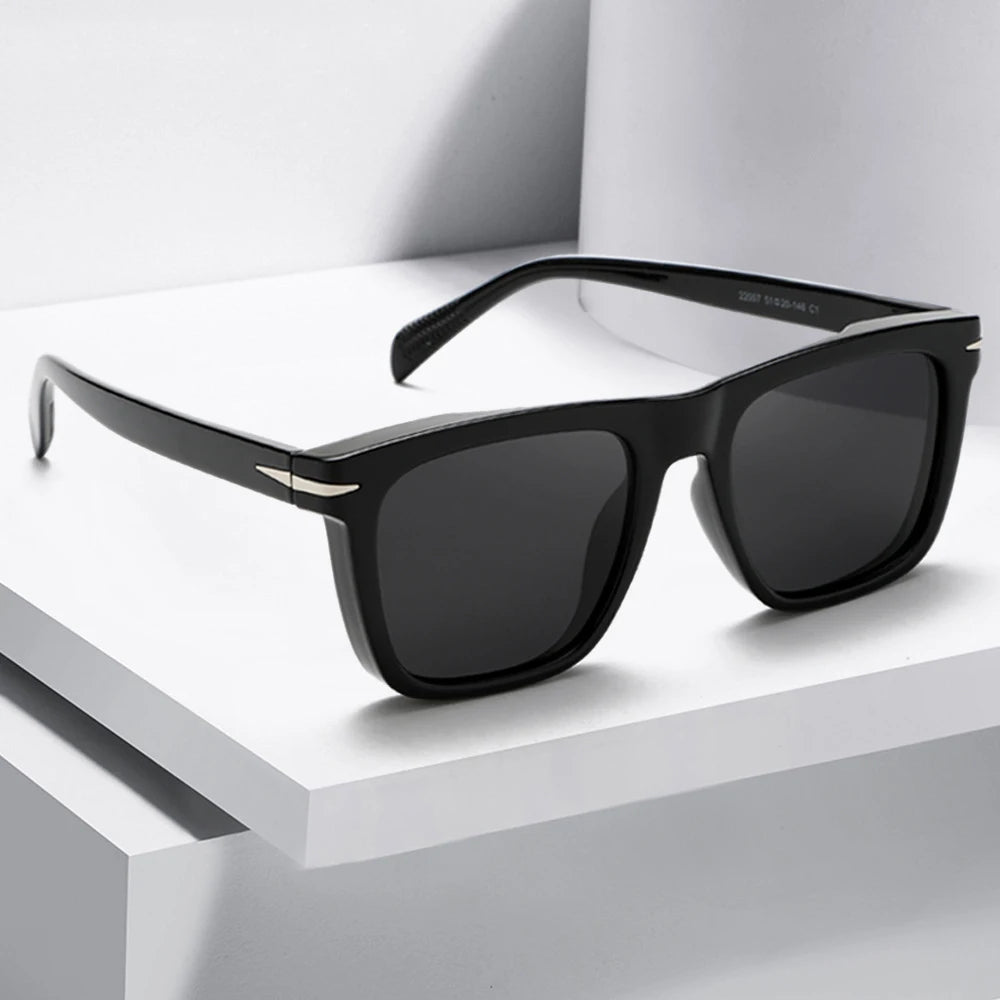 2026 Hot Fashion Style High Advanced UV400 Women's Men's Shades Oversized Big Square Frame Polarized Sunglasses