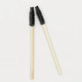 Disposable Black Bamboo Spoolie Brush Eyelash Mascara Applicator Wands 10.3cm Makeup Tools JDK&OEM Brand JDK072043 Model