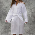 Customized logo Waffle Kimono Children's Bathrobe Spa Party Robe