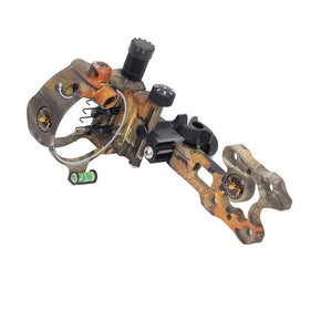 5 Pins Compound Bow Sight Optical Fiber Retinal Sight CNC Aluminum Horizontal Vertical Adjustment Bow Sight Shooting