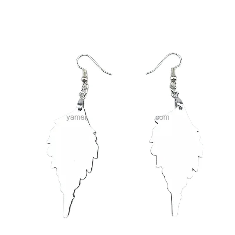 Heat Transfer Mdf Sublimation Women Girls Diy Project Wood Earrings Bulk