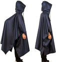 Woqi Waterproof PU Poncho Raincoat Rain Poncho for Adult Survival Equipment for Camping