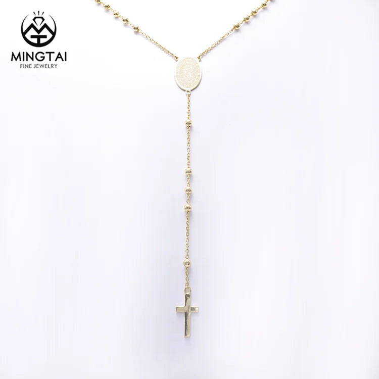 32.0 Inch Long Fashion Dainty Cross Pendant Necklacenecklace Silvergold Necklace for Women Girls