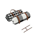 200*200cm Outdoor Foldable Anti-skidding Large Picnic Blanket With Leather Bandage for Outdoor Picnic Beach Camping