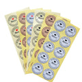 Unique Design 100 Pcs/pack Colorful Strong Adhesive Merci Heart Paper Seal Stickers Specialement Pour Vous DIY Baking Decoration