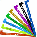 HXY Custom L-Shape Vinyl Wristband One-Time Use Waterproof Design for Entertainment Concerts Festivals for Promotional Purposes