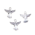 Charms Guardian Angel 22x21mm Handmade Making FitVintage Tibetan Silver Color PendantsDIY for Bracelet Necklace