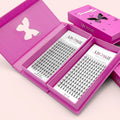 Abonnie 8D 10D Mink Narrow Pre-Made Eyelash Extensions Long Short Stem Pre Made Lash Fans Trays Pointy Base Premade Volume Fans