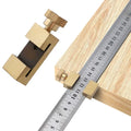 Steel Ruler Positioning Tool Woodworking Line Locator Steel Ruler Fixed Block Straight Rule Line Line Stop