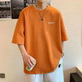 100% Cotton New Design Oversized Tee Shirt for Men Custom Logo Printed Short Sleeves T-Shirt Knitted Fabric
