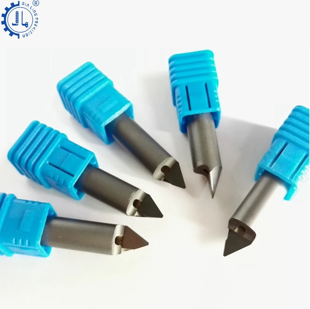 120 Degrees PCD Diamond Router Bits for Stone Carving Customized OEM Marble CNC Stone Engraving Tools V Bit From PCD V Bit