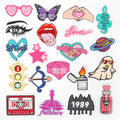 Wholesale Valentines Day Embroidered Patch Girl Women Clothing Decoration Iron on Cartoon Characters Patches Embroidery Patches