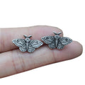 Metal Animals Goth Style Moth Butterfly Earrings Creative Jewelry Gift for Women