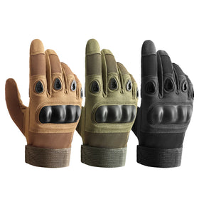Wholesale Durable Full-Finger Tactical Gloves Anti-Slip Protective Gloves for Outdoor Training Sports in Green Khaki Black