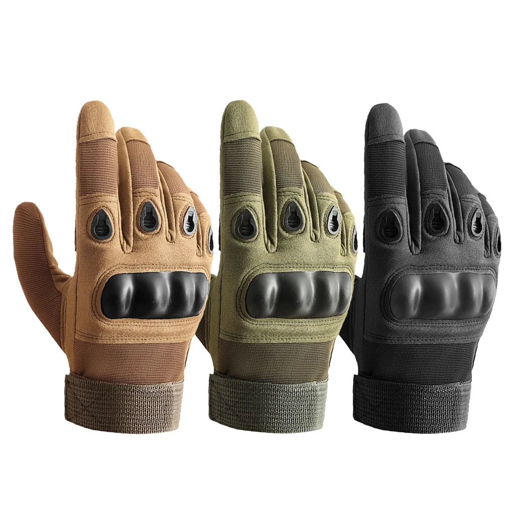 Wholesale High-Performance Tactical Full-Finger Gloves in Green Khaki and Black for Combat and Outdoor Use in Winter