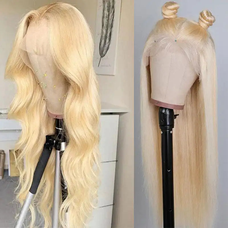 Hd Deep Wave 613 13x6 Hd Lace Frontal Wig Raw Human Hair Honey Blonde Lace Front Wigs 613 Hd Full Lace Wig Human Hair