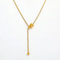 JOOLIM Ready to Ship High End 18k Gold Plated Stainless Steel Pulling Type Beads Dainty Snake Chain Necklace Fashion Jewelry