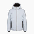 ALIKE Men's Reflective Running Jacket Plus Size Outdoor Zip Waterproof Rainbow Spring Hooded Thick Quilted Jacket