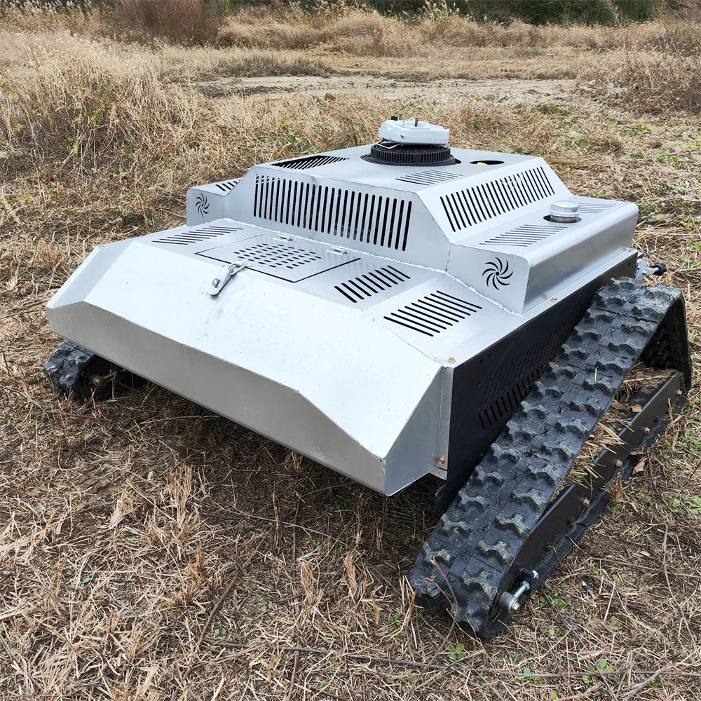 1080MM 16HP Crawler Robot Gasoline Self Propelled Garden Remote Control Lawn Mower