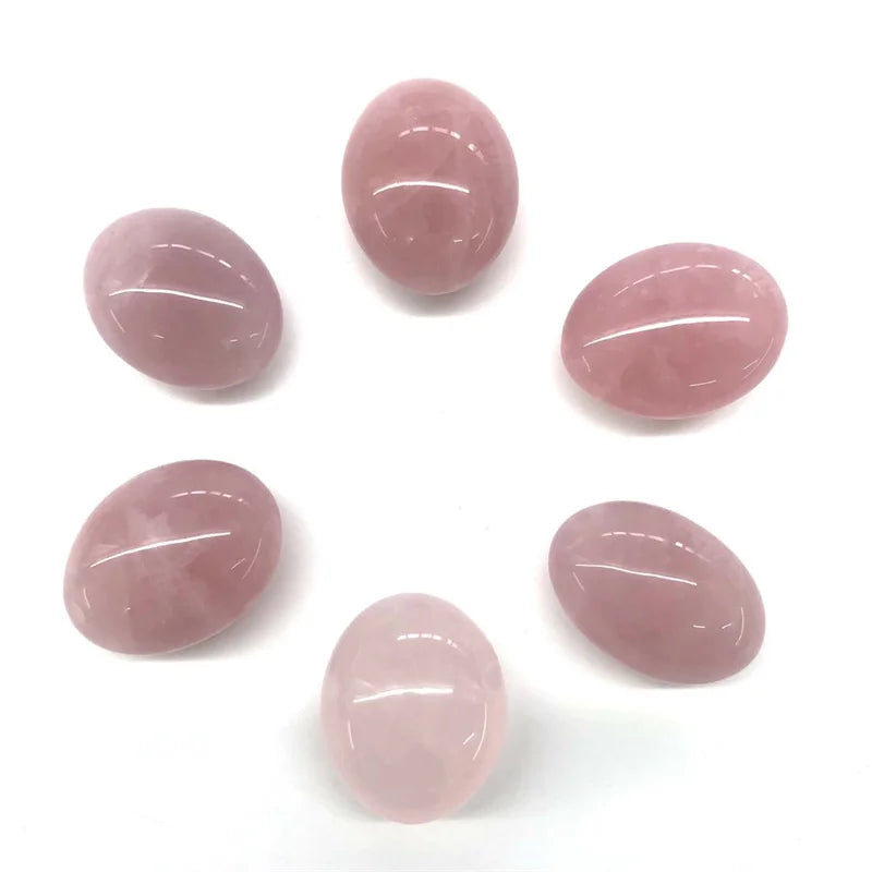 2-3 Cm Hot Sale Natural Quartz Crystal Rolling Stone Rose Quartz Tumbled Stone for Decoration